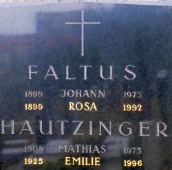 Faltus; Hautzinger