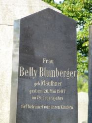 Blumberger geb. Mauthner