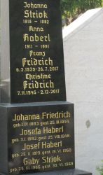 Striok; Haberl; Fridrich; Friedrich
