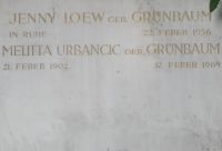 Loew geb. Grünbaum; Urbancic geb. Grünbaum