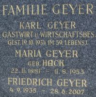 Geyer; Geyer geb. Hack