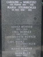 von Worlitzky geb. Hübner; Steinbichler; Hübner; Rupp