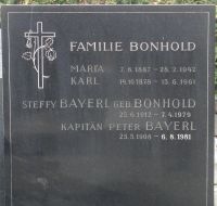 Bonhold; Bayerl; Bayerl geb. Bonhold