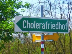 Cholerafriedhof, Wegweiser
