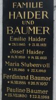 Haider; Baumer; Stubenvoll