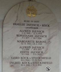 Jaensch; Baroni; Köck von Stuckimfeld