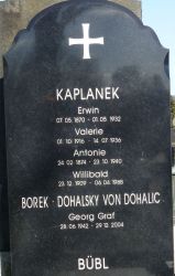 Kaplanek; Borek; Dohalsky von Dohalic; Bübl