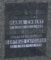 Cafourek; Christ
