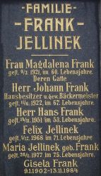 Frank; Jellinek; Jellinek geb. Frank
