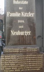 Kitzler; Neuburger; Neuburger geb. Kitzler