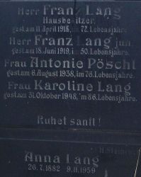 Lang; Pöschl