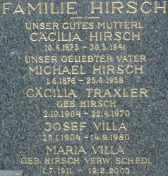 Hirsch; Traxler geb. Hirsch; Villa; Villa geb. Schedl