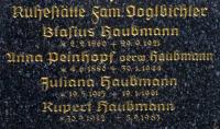 vulgo Joglbichler; Haubmann; Peinhopf verw. Haubmann