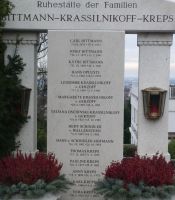 Bittmann; Oplustil; Krassilnikoff von Gerzoff; Schindler von Wallenstern; von Schindler-Hofmann; Kreps