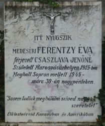 Ferentzy; Csaszlava