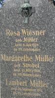 Müller; Müller geb. Strobl; Wiesner geb. Müller