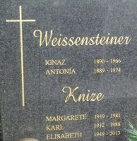 Knize; Weissensteiner