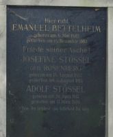 Bettelheim; Stössel; Stössel geb. Rosenberg