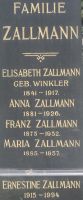 Zallmann; Zallmann geb. Winkler