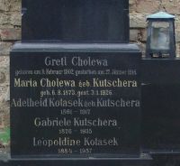 Cholewa; Kotasek; Kutschera; Cholewa geb. Kutschera; Kotasek geb. Kutschera