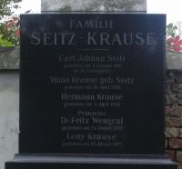 Seitz; Krause geb. Seitz; Krause; Wengraf