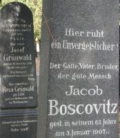 Boscovitz; Grünwald; Grünwald geb. Löbl