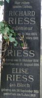Riess; Riess geb. Bloch