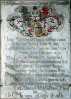 Grabplatte von Moritz von und in Moshart, gest. 1705