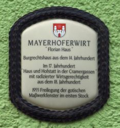 Bürgerhaus; Florian; Mayerhoferwirt