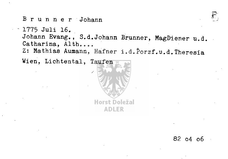 Brunner Johann