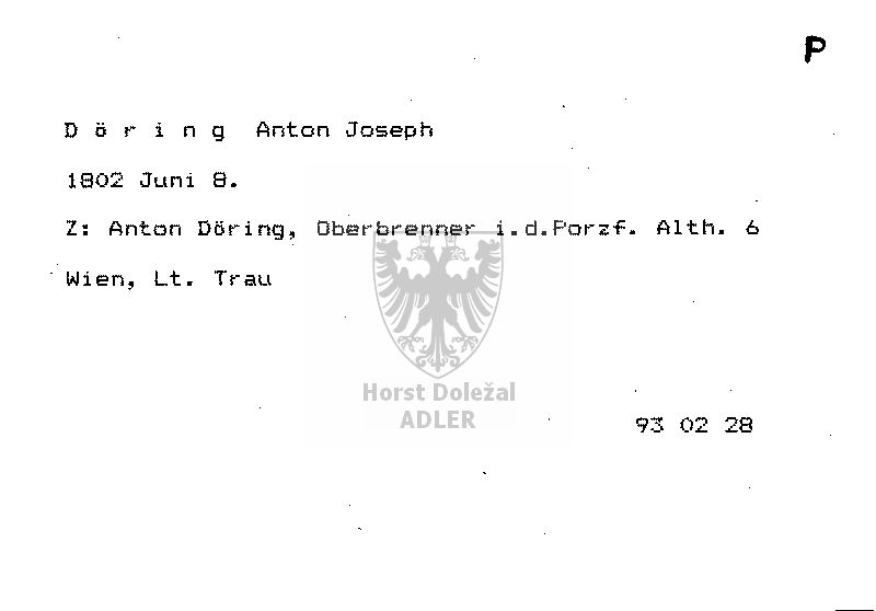 Döring Anton Joseph