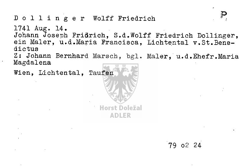 Dollinger Wolff Friedrich