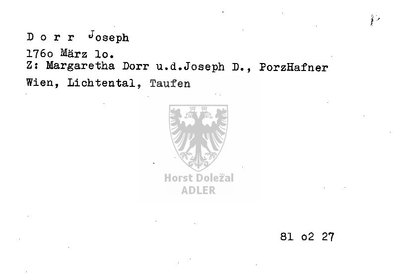 Dorr Joseph