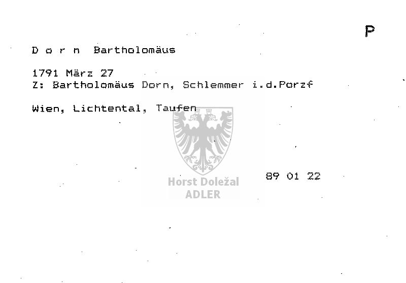 Dorn Bartholomäus