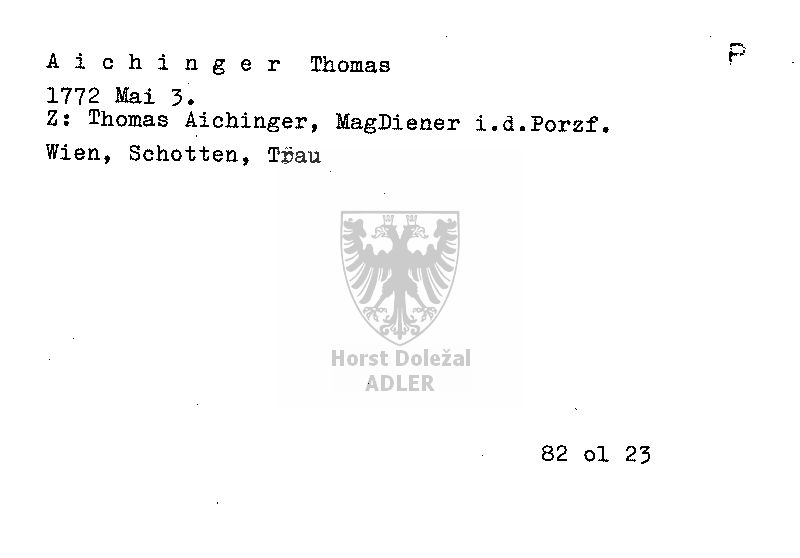 Aichinger Thomas, MagDiener