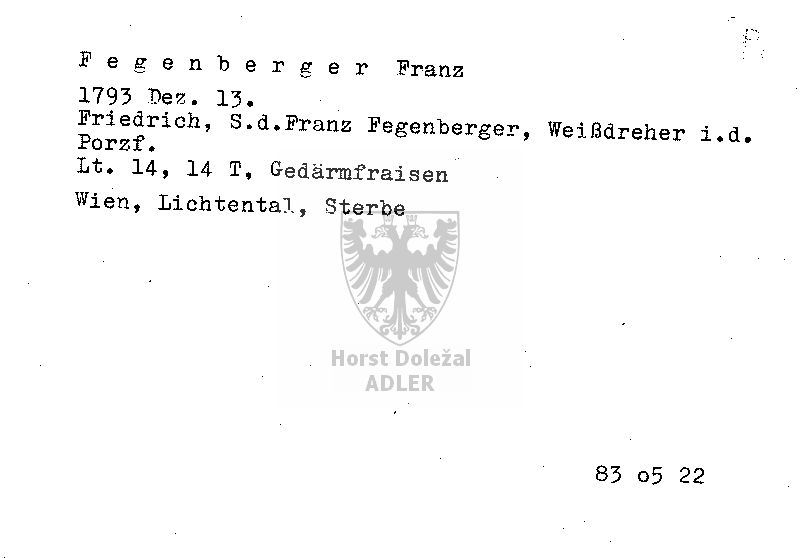 Fegenberger Franz