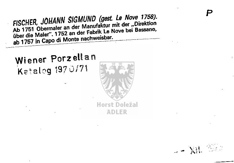 Fischer Johann Sigmund