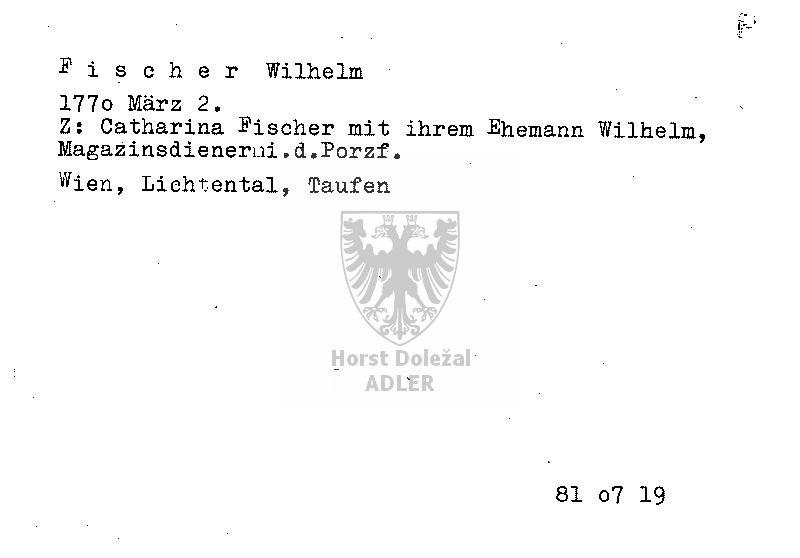 Fischer Wilhelm