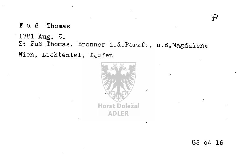 Fuß Thomas