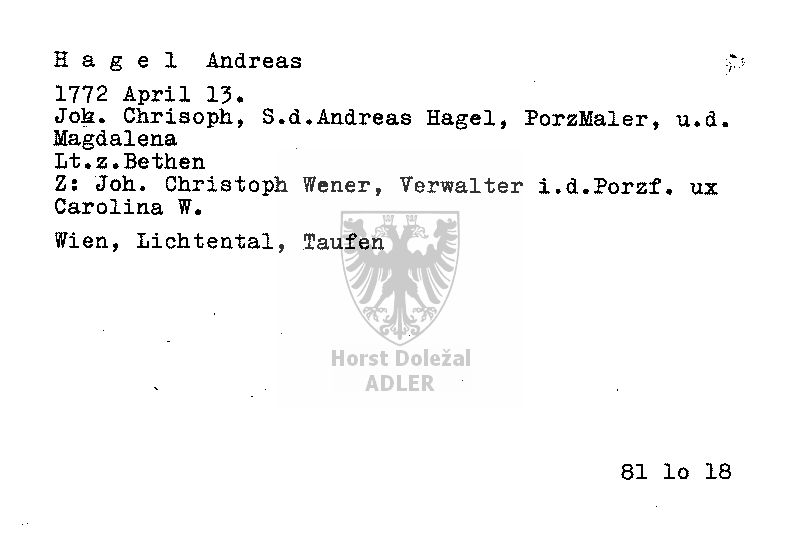 Hagel Andreas