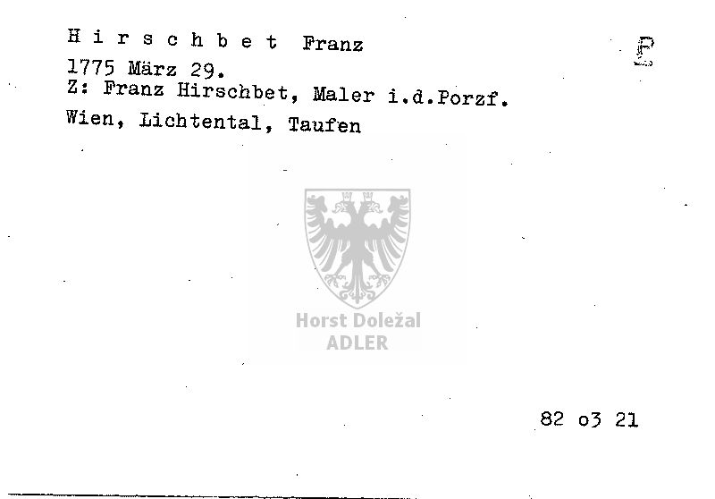 Hirschbet Franz