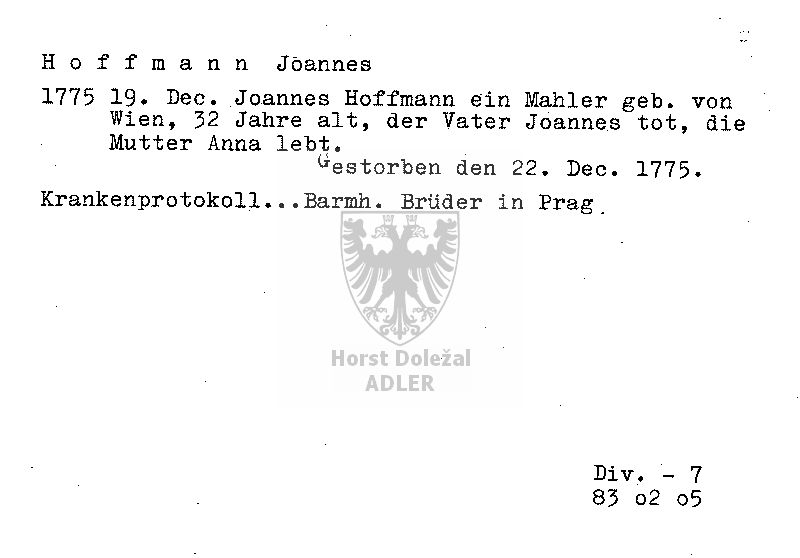 Hoffmann Joannes