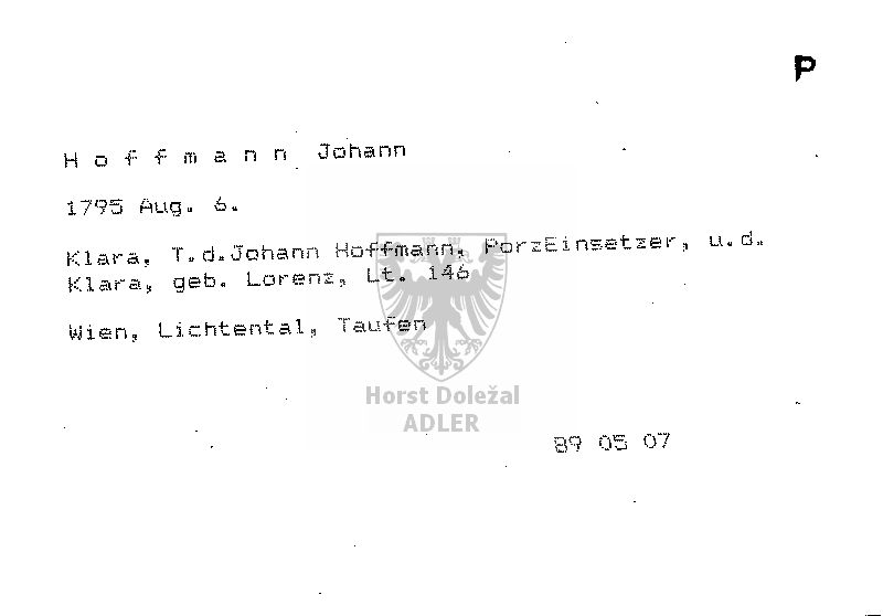 Hoffmann Johann