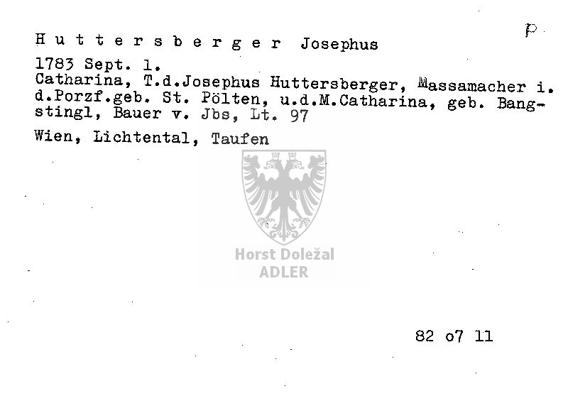 Huttersberger Josephus