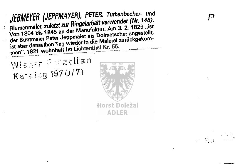 Jebmeyer (Jeppmayer) Peter