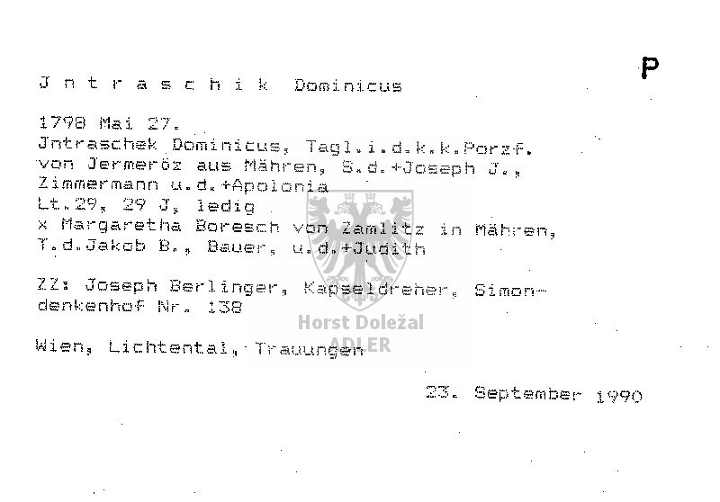 Jntraschik Dominicus