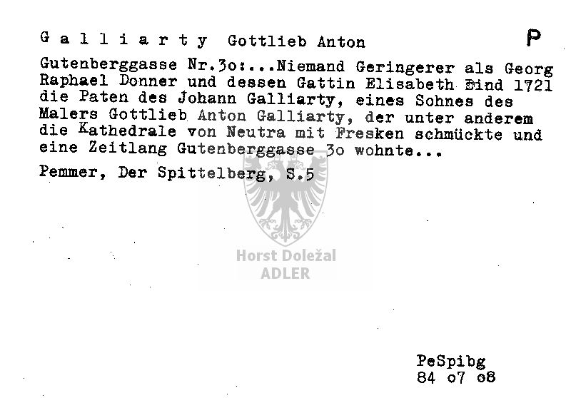 Galliarty Gottlieb Anton