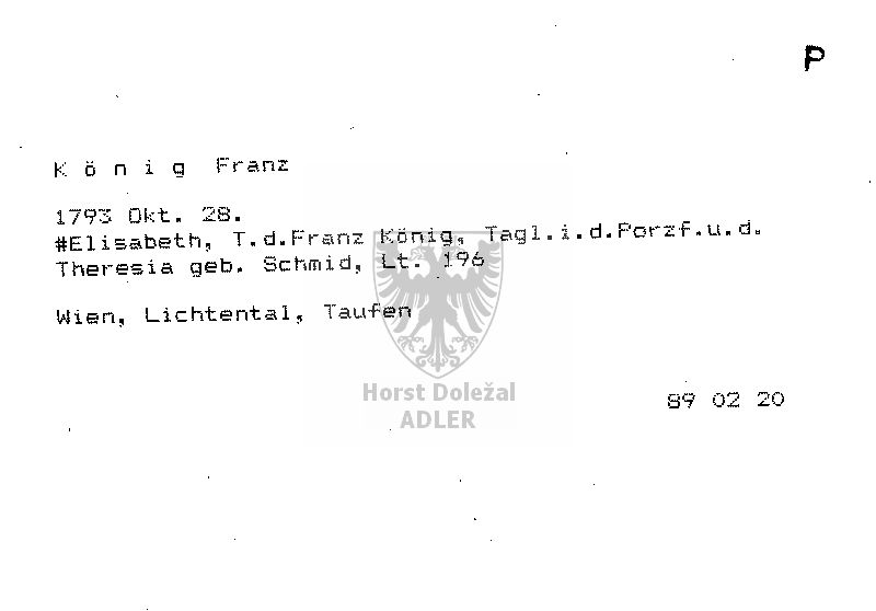 König Franz