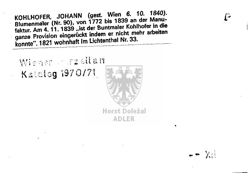 Kohlhofer Johann
