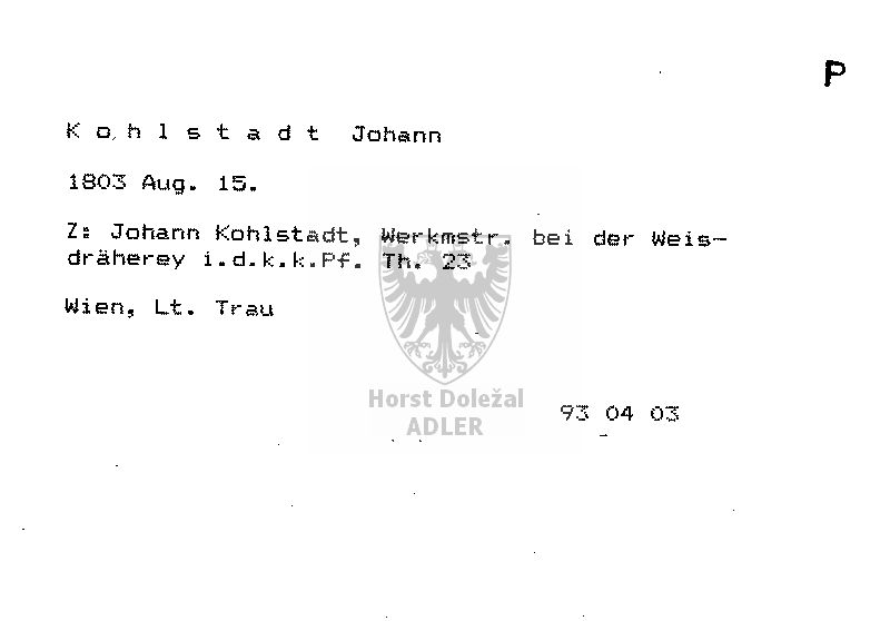 Kohlstadt Johann